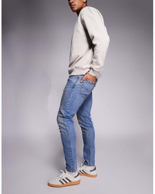 Levi's Blue 512 Slim Tapered Jeans for men