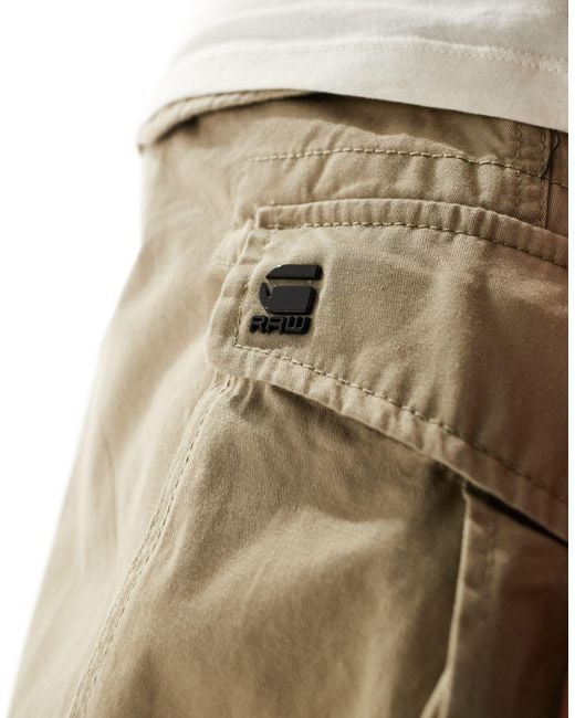 G-Star RAW Natural Rovic Relaxed Cargo Shorts for men
