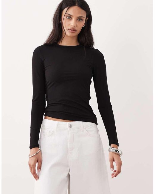 Tala Black 365 Long Sleeve Top