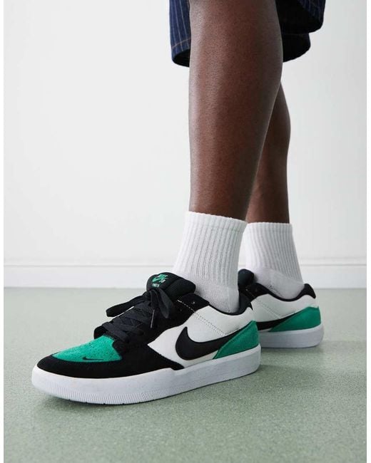 Nike Gray Sb Force 58 Trainers for men