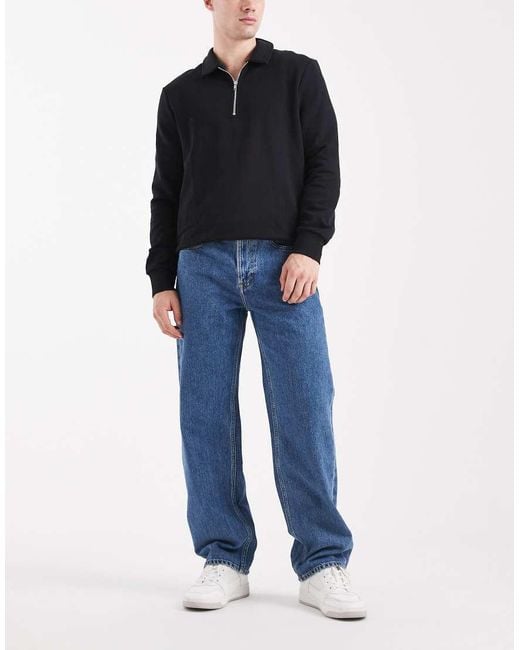 Calvin Klein Blue 90s Straight Jeans for men