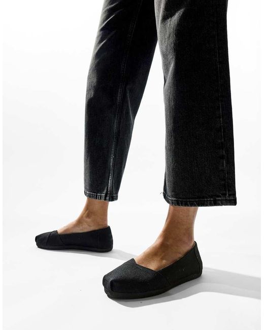 TOMS Black Alpargata Ballet