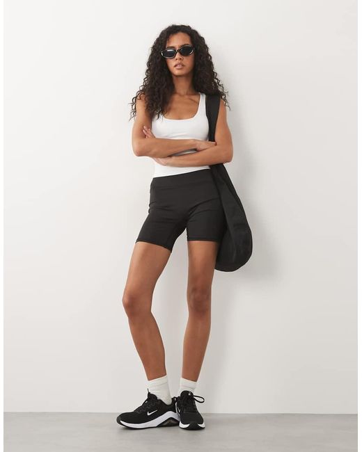 4505 Black Active Bum Sculpt High Waist 5" Legging Shorts