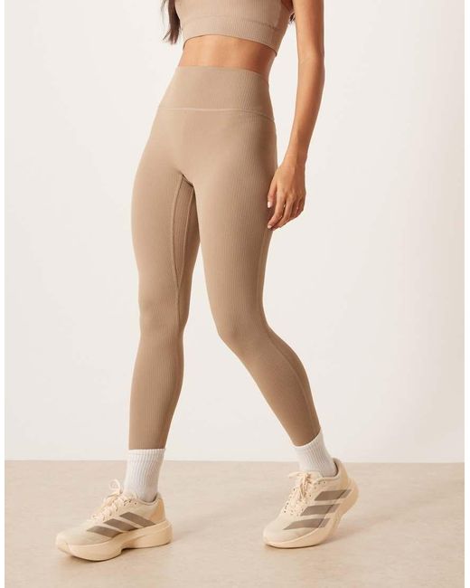 Adidas Originals Natural Adidas Training All Me 7/8 leggings