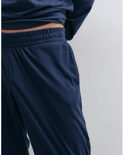 Jack & Jones Blue Pyjama Lounge Set for men