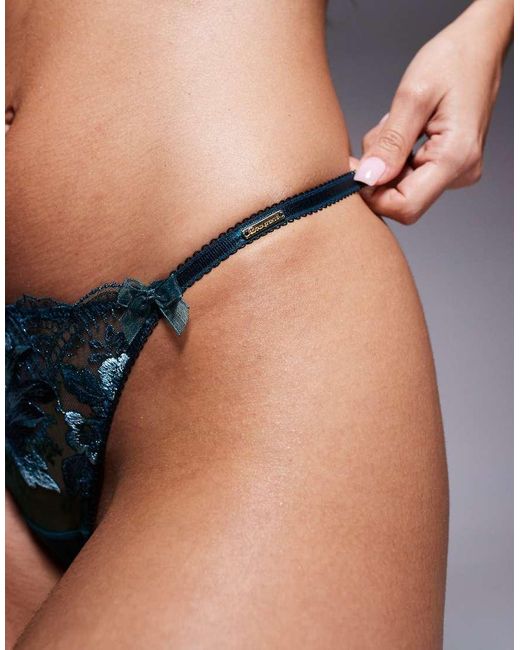 Boux Avenue Blue Gisella Co-ord Thong
