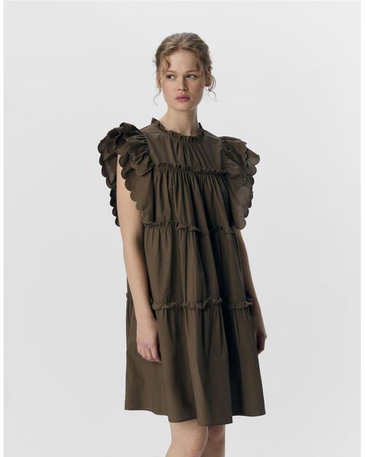 Object Brown Mini Dress