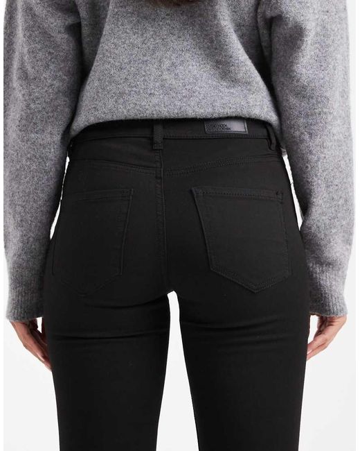 Vero Moda Gray Flash Mid Rise Flare Jeans