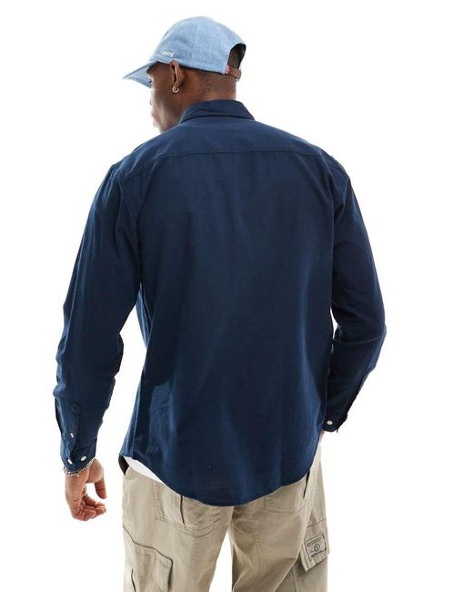 Jack & Jones Blue Oxford Shirt for men