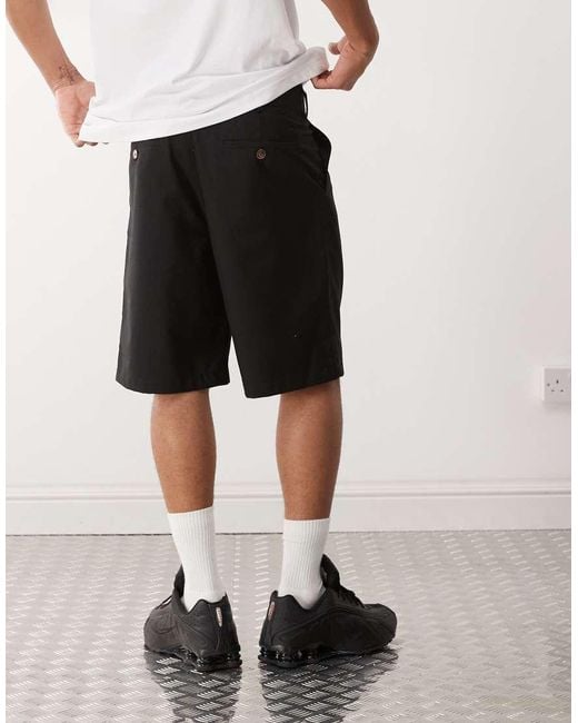 Prohibited Natural Pleated Shorts for men