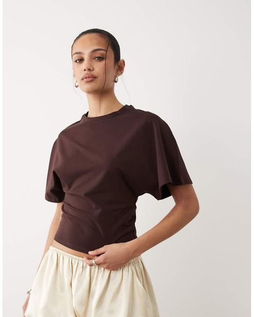Cotton On Brown Short Sleeve Tee
