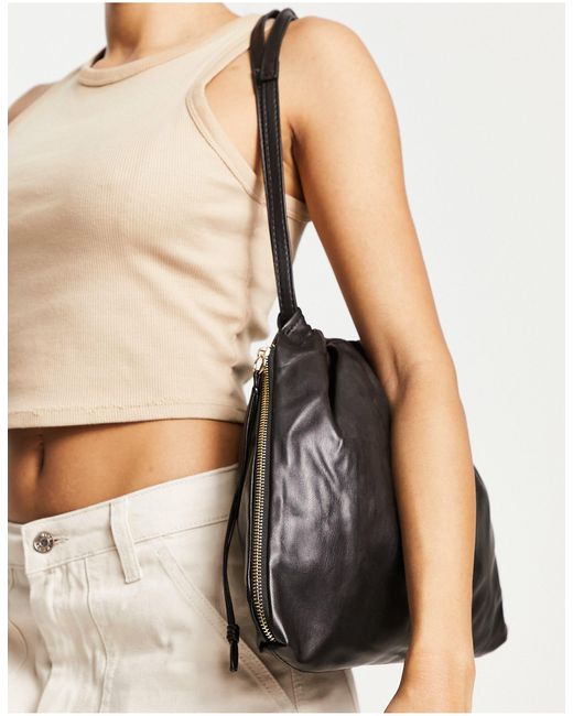 French Connection Pouch Shoulder Bag in Black Lyst
