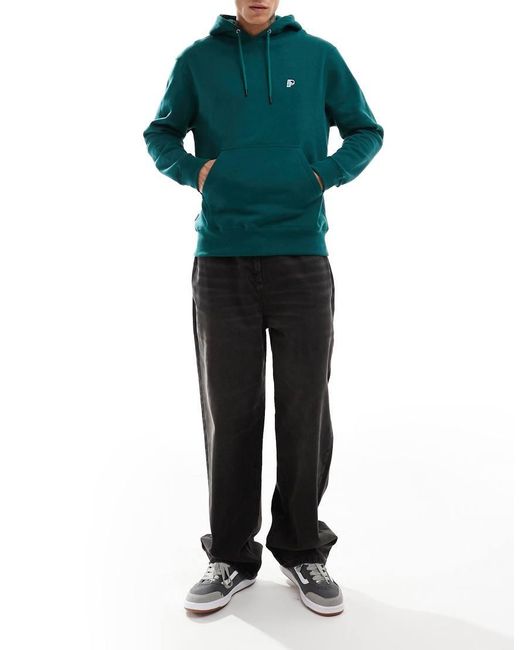 Sudadera Oscuro Con Capucha Y Logo Avery De Parlez de hombre de color Green