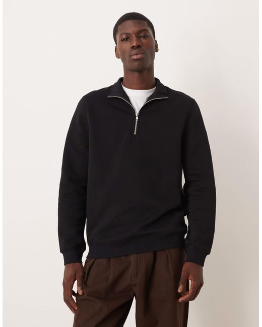 ASOS – basic-sweatshirt in Black für Herren