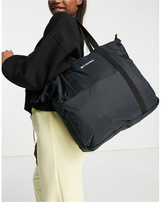 Columbia Black Lightweight Packable Tote Bag