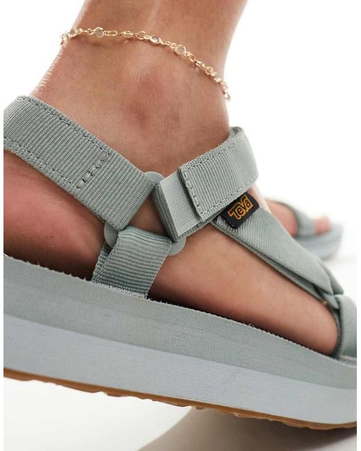 Teva Blue Universal Midform Chunky Sandals