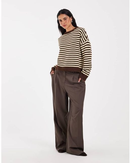 ONLY Black Drop Shoulder Knitted Jumper