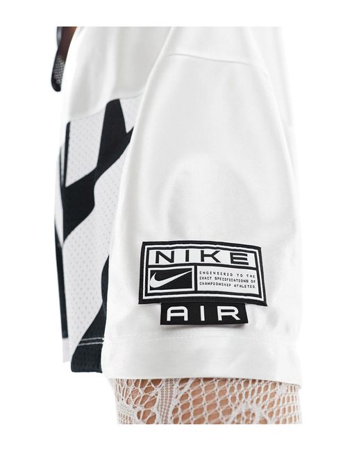 Nike Air Jersey Oversized T-shirt Dress in White | Lyst