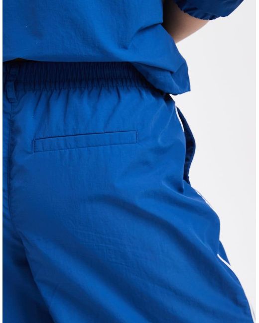 JJXX Blue Track Pant With Contrast Piping