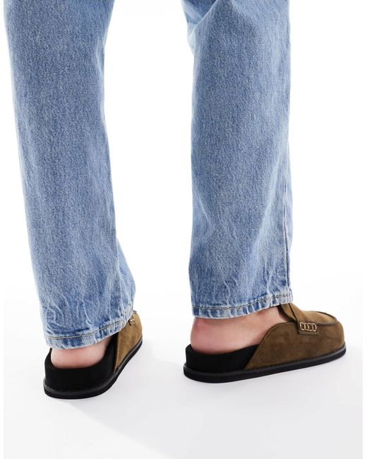 London Rebel Blue – violet – slip-on-mules