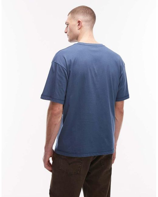 Tommy Hilfiger Blue Loungewear Logo T-shirt for men