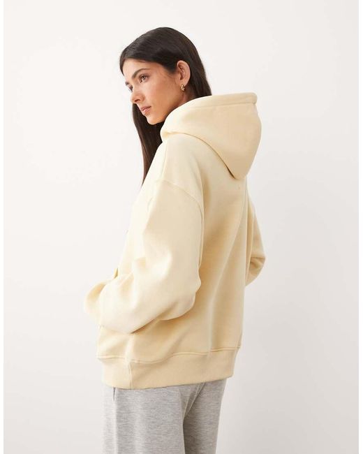 Gina Tricot Natural Relaxed Fit Hoodie