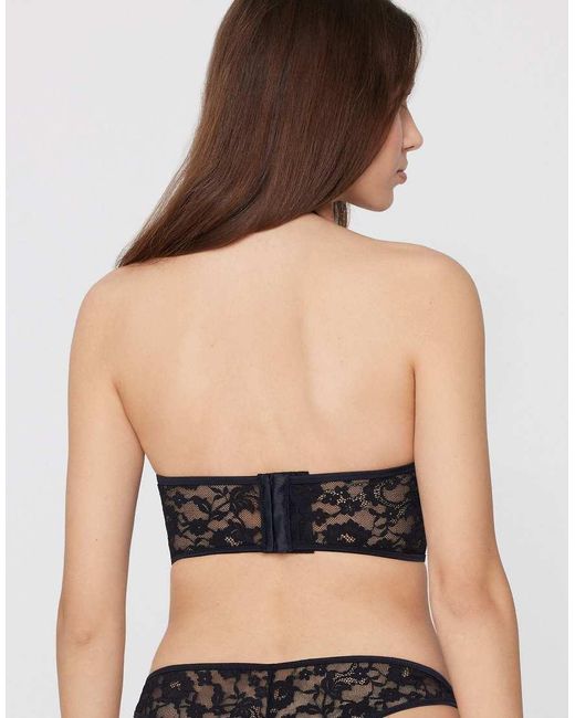 Tezenis Black Sensual Desire Push-Up Bra Top
