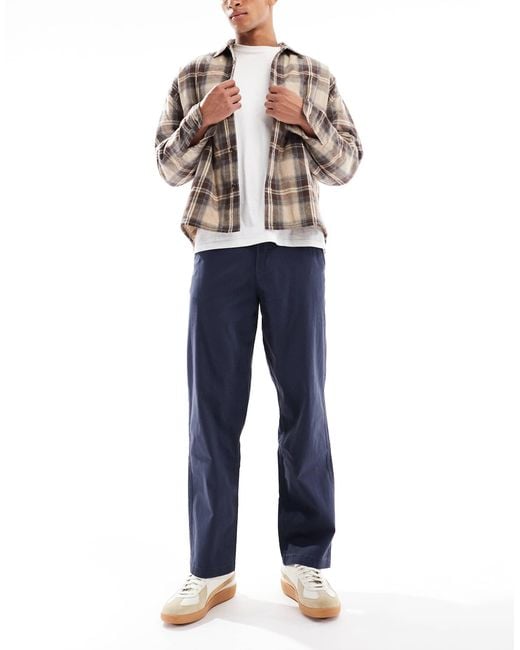 Jack & Jones – karl – lockere chinohose in Blue für Herren