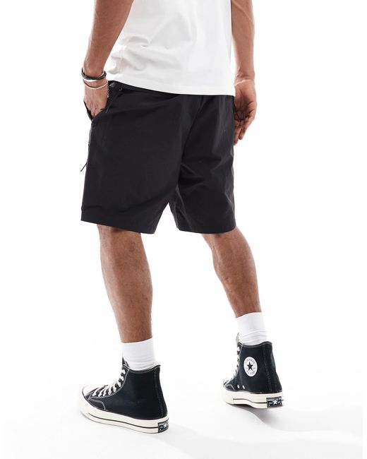 New Look Blue Tech Zip Short for men