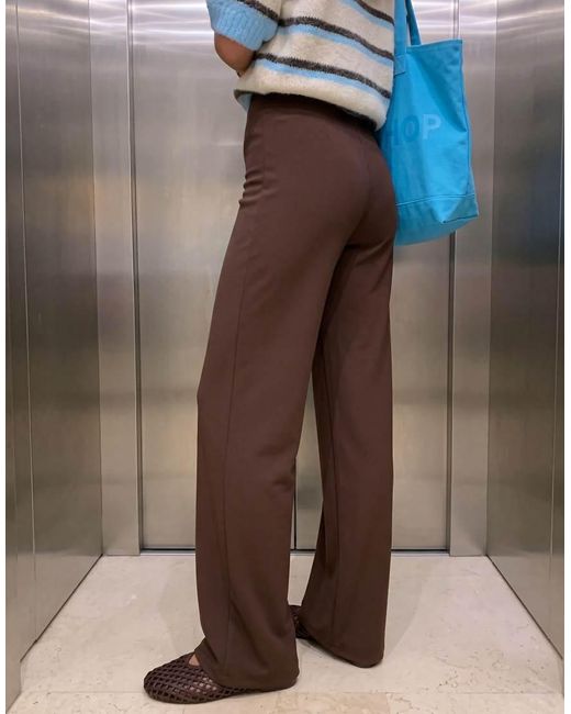 Vero Moda White Loose Pull On Trousers