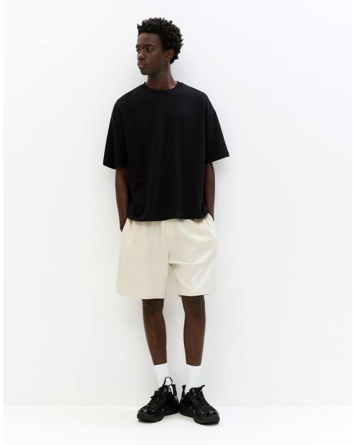 Bermuda en maille gaufrée - cassé Pull&Bear pour homme en coloris Natural