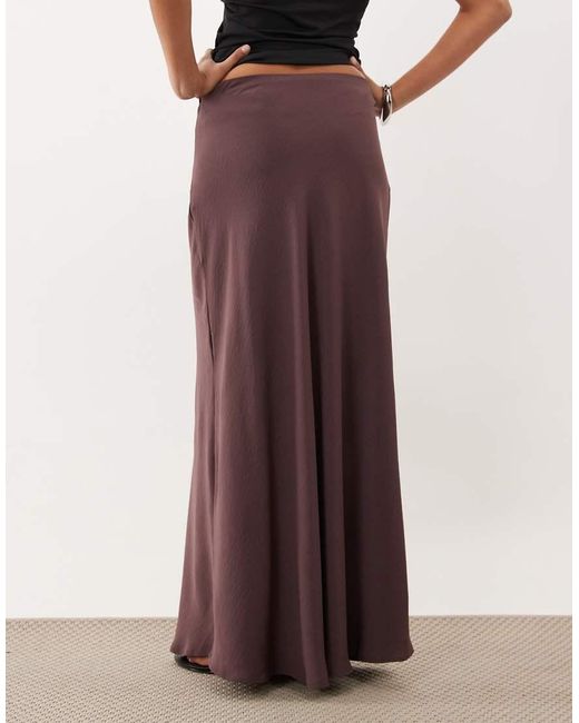 Jdy Brown Mid Waist Maxi Skirt