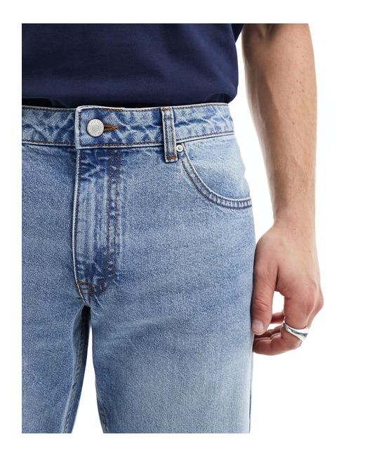 ASOS Blue Vintage Tapered Jeans for men