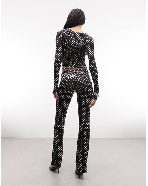 I.AM.GIA White Blare Logo Contrast Stitch Track Pant Co-Ord