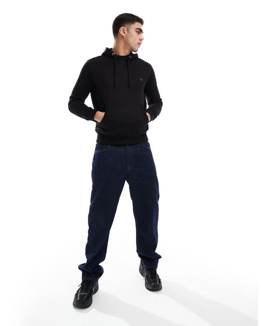 French Connection Black French Connection Classic Hoodie for men