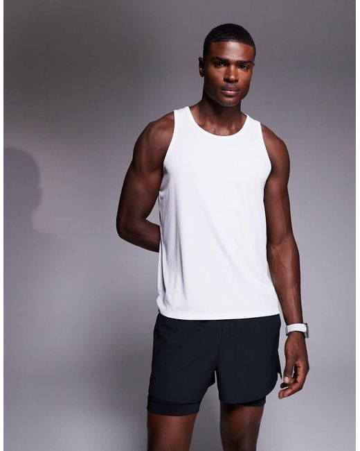 4505 Gray Quick Dry Mesh Relaxed Fit Running Vest for men