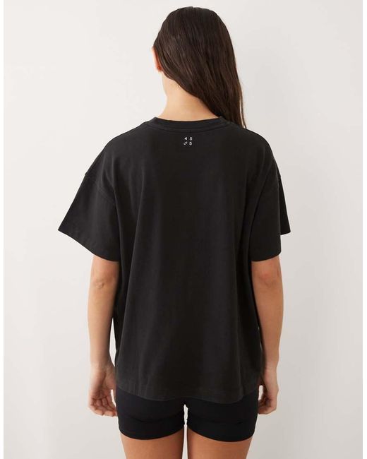 4505 Blue Icon Heavyweight Cotton Oversized T-shirt With Quick Dry Finish