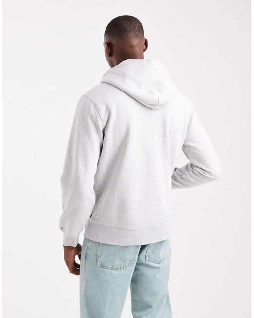 Levi's White Rope Batwing Logo Standard Hoodie for men