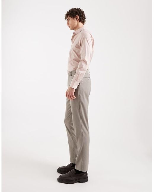 ASOS White Slim Suit Trousers for men