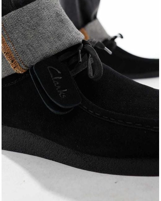 Clarks Black Wallabee Evo for men