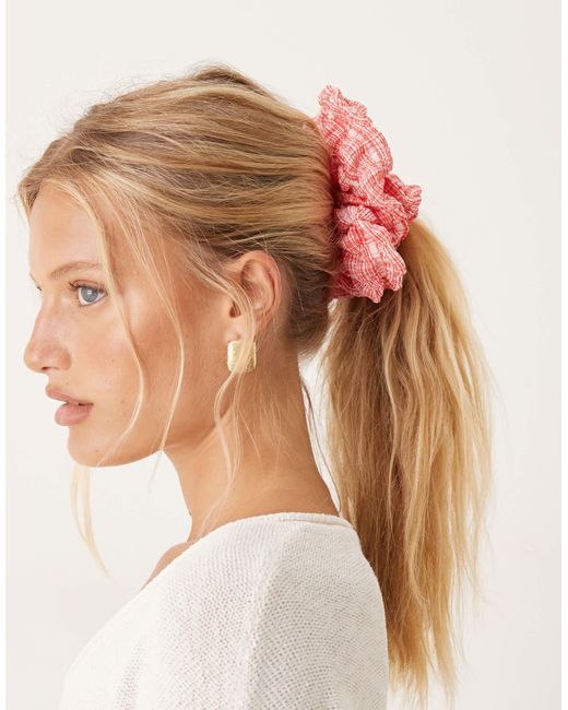 ASOS Pink Bubble Textu Scrunchie