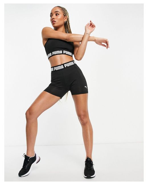 Dames Kleding voor voor PUMA Training Strakke 3 Inch Short in het Naturel  Strong Dames Kleding voor voor Shorts voor Hotpants allware.com.br