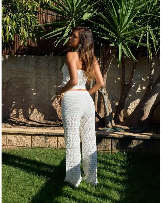 4th & Reckless White X luana barron – häkel-strandhose