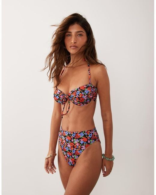 ASOS Red Jasmine Underwire Bikini Top