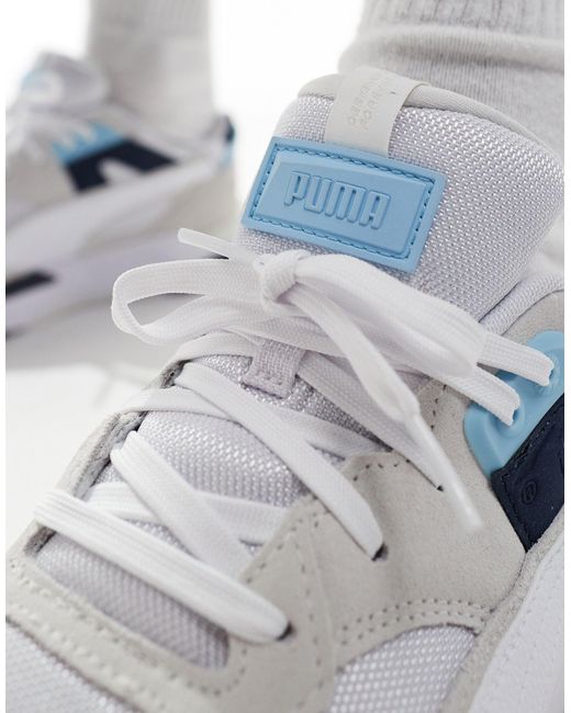 PUMA White Mirage Sport Sneakers for men
