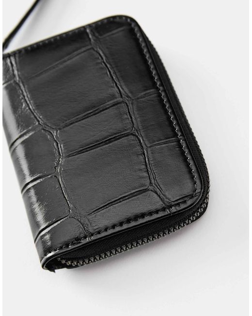 Portefeuille texturé Pull&Bear en coloris Black