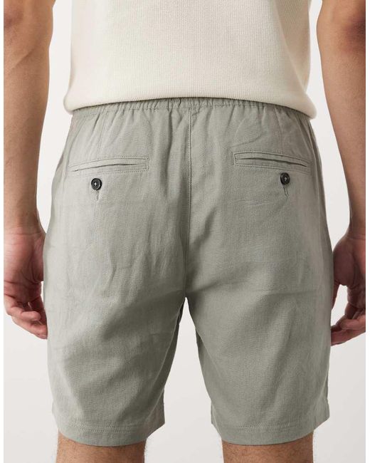 Pantaloncini di Threadbare in Natural da Uomo