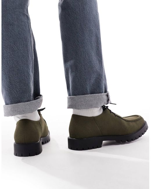 SEQWL Blue Lace Up Shoes for men