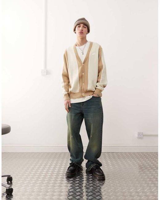 Nike Natural Club Stripe Sweater for men
