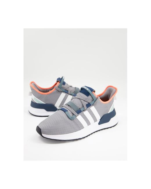 adidas Originals Gummi – u-path run – e sneaker in Grau für Herren - Lyst